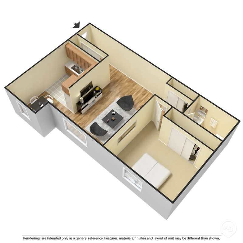 Bedroom - Plan 1